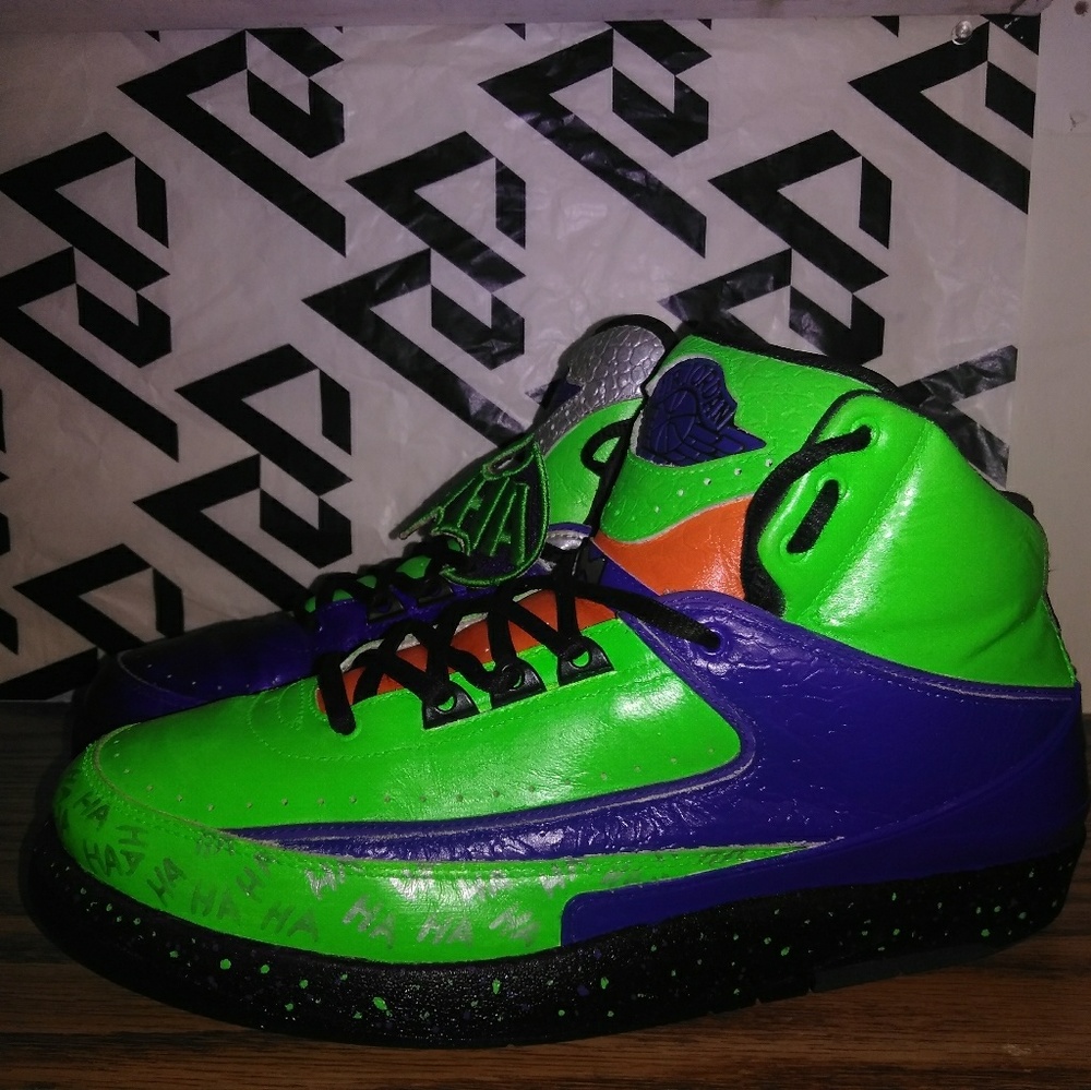 Jordan 2 Ol'Skool Nu'Skool Joker Custom